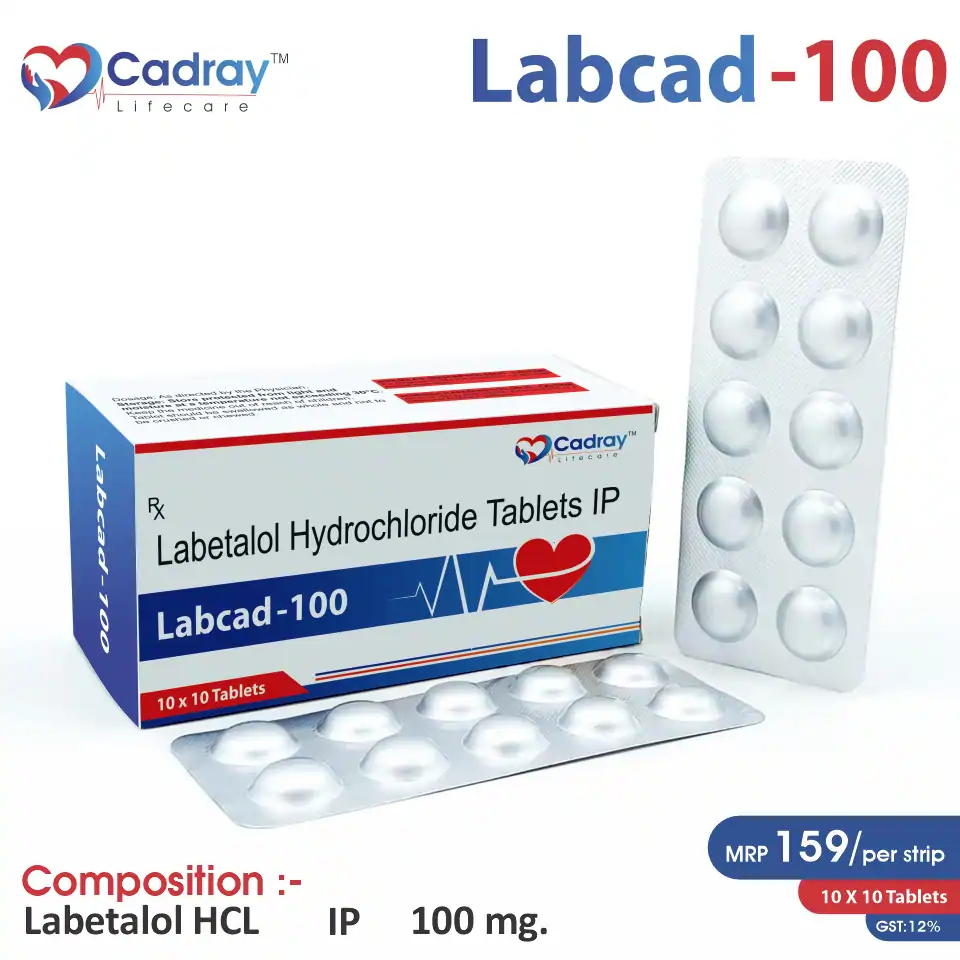 Labetalol 100mg | Best price for PCD Pharma Franchise | Beta-blocker for hypertension & angina